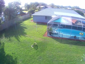 Piscine extérieure, piscine chauffée