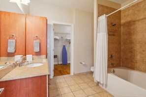Hair dryer, towels