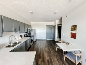 Fridge, microwave, oven, stovetop - Sleepover | Marvelous 1BD/1BA - Des Moines (West Des Moines)