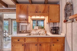 Interior - Hickory Haven • Lakefront Cabin + Dock (cadiz)