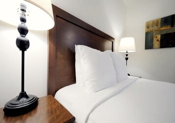 Queen size bed!  Great rest after a long day of adventures!Exact unit will be assigned upon arrival. Views, colors and decor may vary.