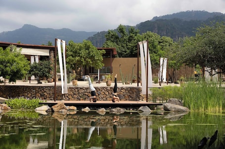 Terrace/patio. Xolatlaco Tepoztlan Hotel Boutique