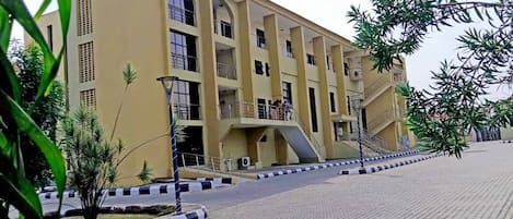 Majoituspaikan julkisivu