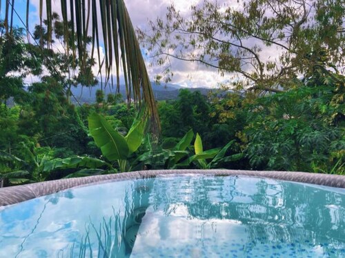 #G Tropical Rainforest Retreat Ocean View w/hottub