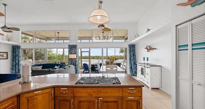 Private Bayfront House w/ Dock, Steps to Beach and Restaurants