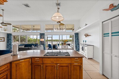 Private Bayfront House w/ Dock, Steps to Beach and Restaurants