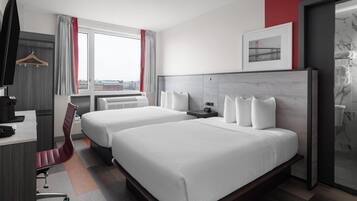 Rom, 2 dobbeltsenger, ikke-røyk | Strykejern/-brett og wi-fi (inkludert)