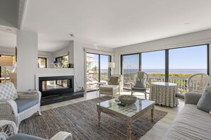 Smart TV, books -  Oceanfront, vintage beach house steps from the sand on Seabrook Island. (Johns Island)