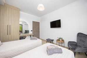 2 dormitorios, tabla de planchar con plancha, wifi y ropa de cama