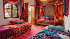 Premium bedding, soundproofing, iron/ironing board (on request) - Riad Dar El Bacha (Marrakech)