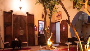 Outdoor pool, open 9:30 AM to 11:00 PM, pool umbrellas, sun loungers - Riad Dar El Bacha (Marrakech)