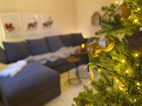 Living area - Magical and Cosy apartment with tree views from every window! (Rovaniemi)