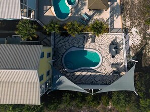 Et oppvarmet basseng