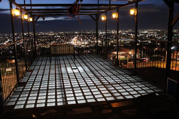 Terrace/patio - Hostel Mirador Aukan (Bogotá)