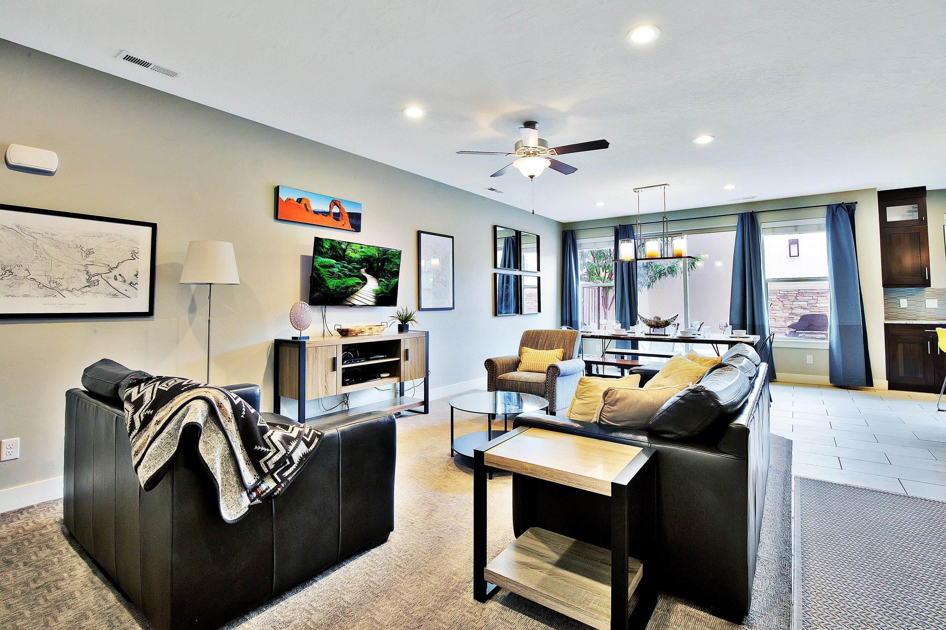 Familienhaus, Bergblick | Wohnbereich