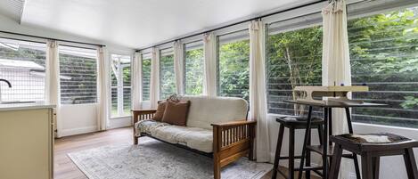 TV connectée, cheminée