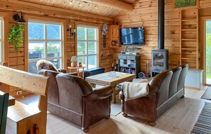 TV, fireplace, DVD player