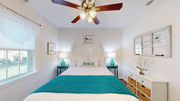 2 多间卧室、床单