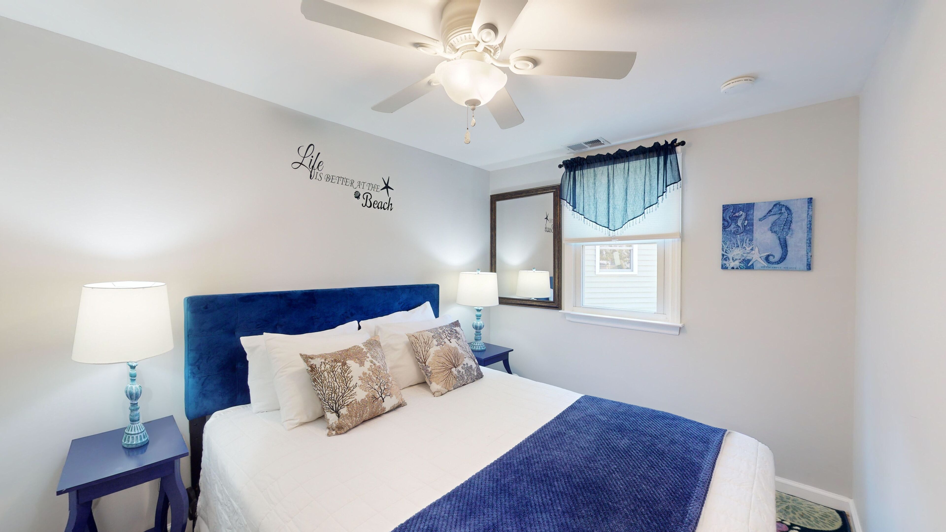 2 soveværelser, sengetøj