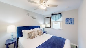 2 bedrooms, bed sheets