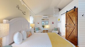 1 bedroom, bed sheets