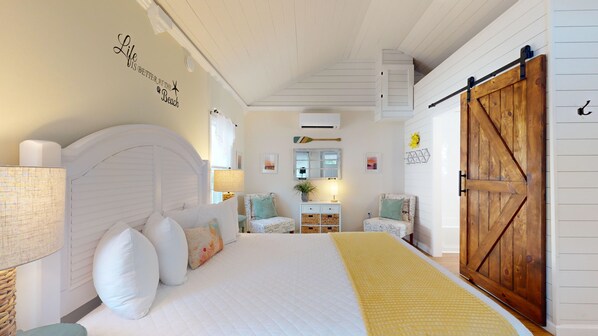 1 bedroom, bed sheets