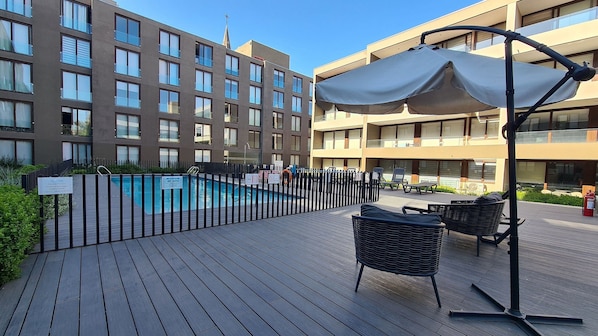 Seasonal outdoor pool