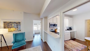 公寓, 城市景觀 | 3 間臥室、布置獨特、筆電工作空間、熨斗/熨衣板