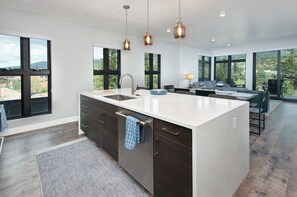 Interior - Stunning new 2BR with Private Hot Tub On the River (Silverthorne)