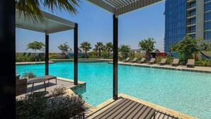 Unclassified image, 5 of 28, button - 2BR Near Downtown w Balcony Pool Canal Views (Dubai)