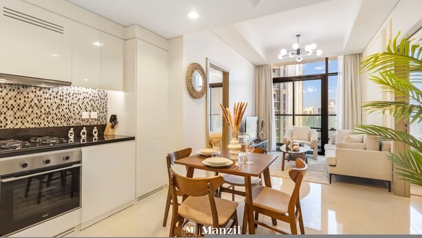 Unclassified image, 1 of 28, button - 2BR Near Downtown w Balcony Pool Canal Views (Dubai)