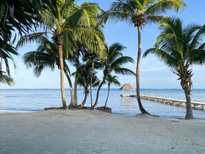 Accommodatie ligt op het strand