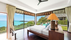 Desk, free cribs/infant beds, rollaway beds, free WiFi - Jasmine Waterslide Villa (Koh Samui)