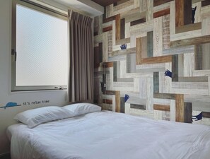 1 slaapkamer, een bureau, een strijkplank/strijkijzer, gratis wifi