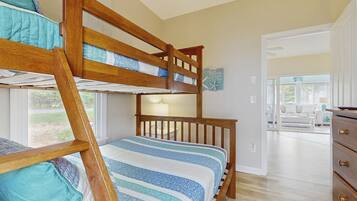 2 bedrooms, iron/ironing board, internet, bed sheets