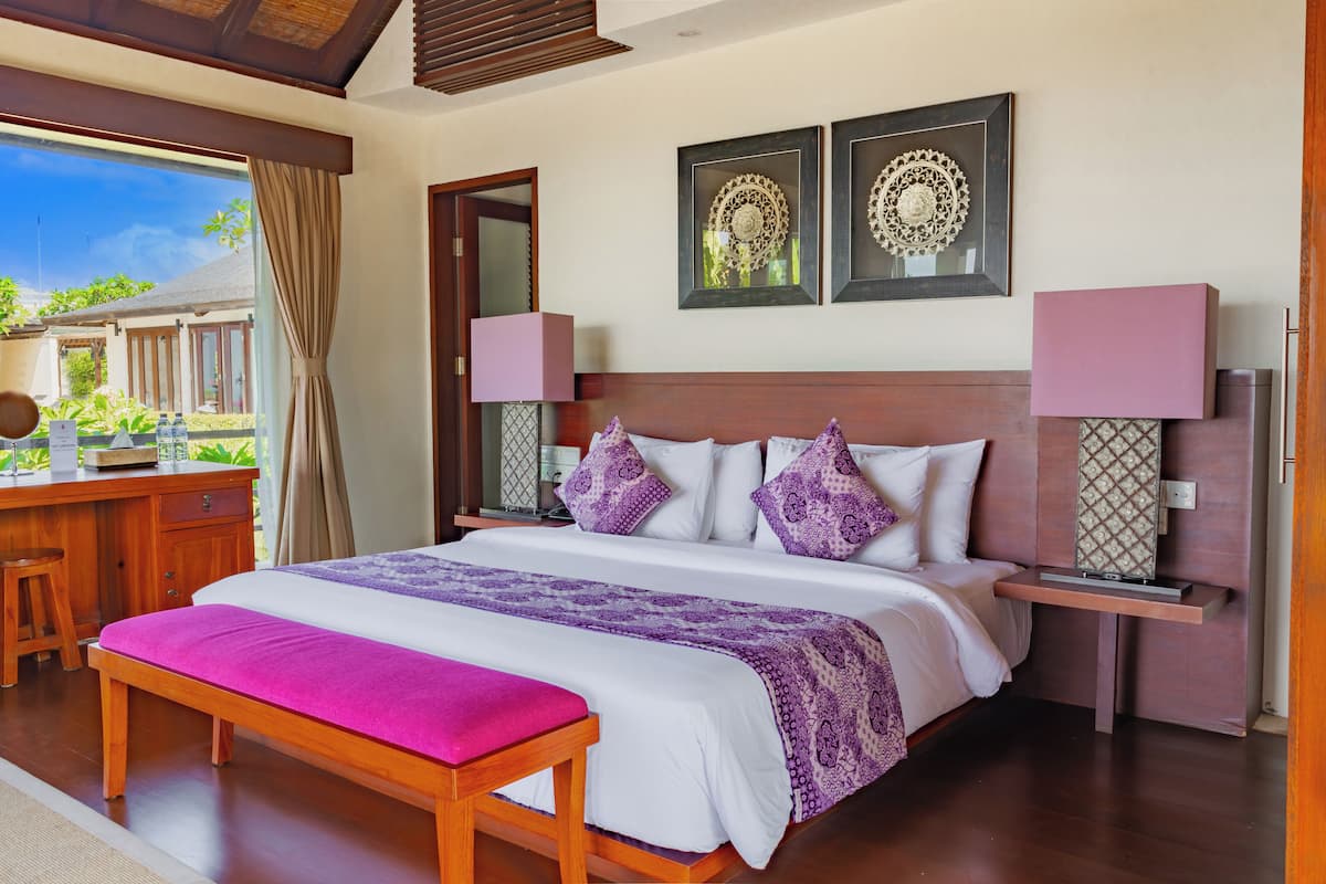 Exclusieve villa, gedeeltelijk uitzicht op zee | 5 slaapkamers, een minibar, een strijkplank/strijkijzer, gratis wifi