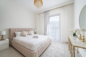 1 slaapkamer, een strijkplank/strijkijzer, gratis wifi, beddengoed