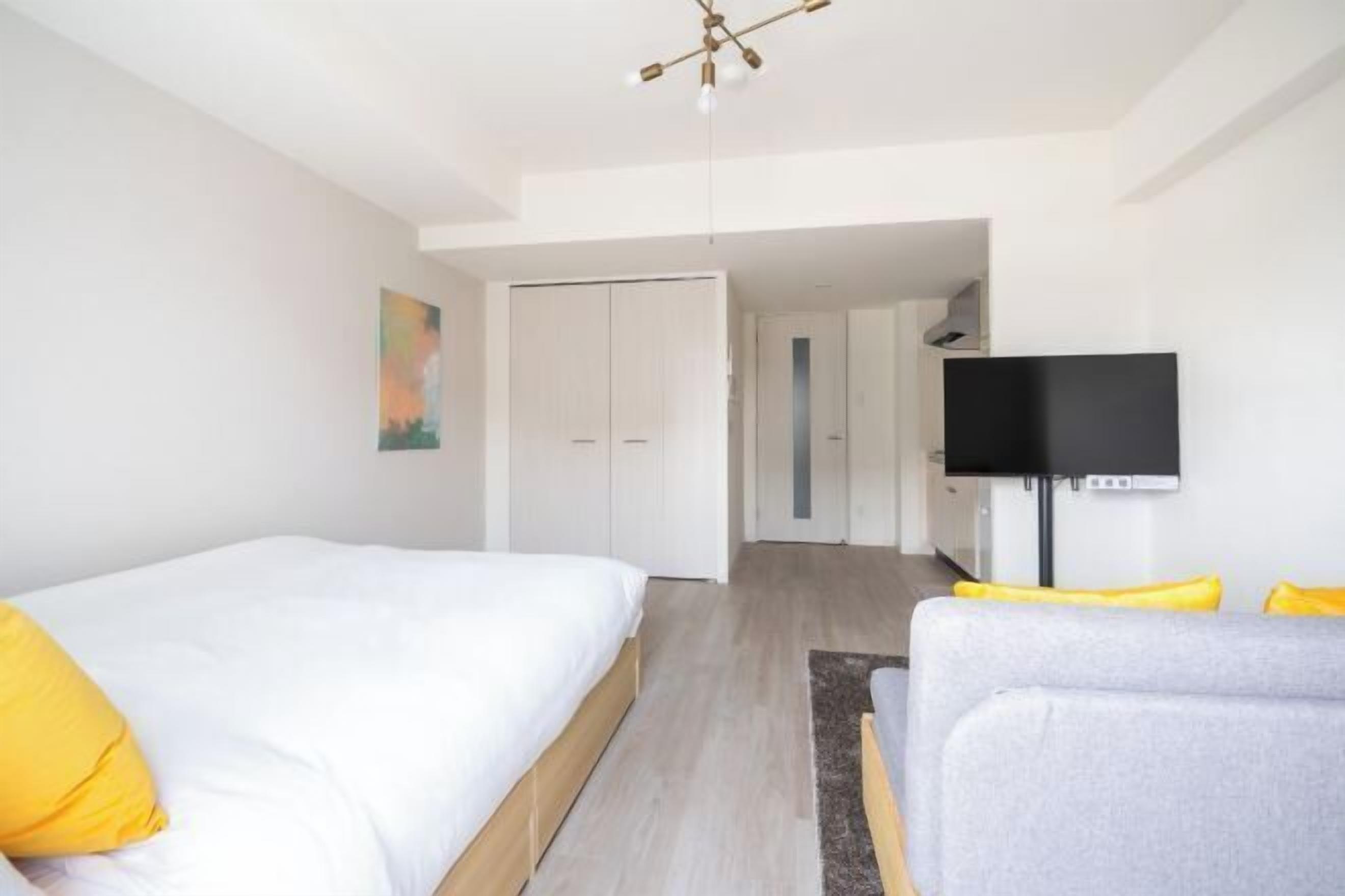 1 室のベッドルーム、WiFi (無料)、ベッドシーツ