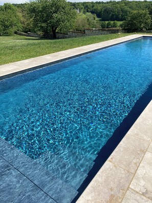 Pool - Beautiful house in the Loir valley, a real plus with the pool area. (France)