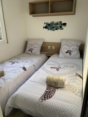 3 chambres, draps fournis