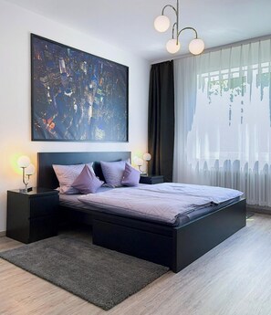 2 bedrooms, bed sheets