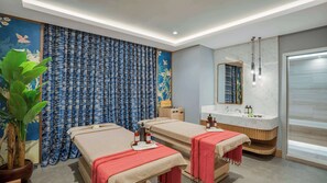 Behandlungsräume für Paare, Sauna, Warmsteinmassagen