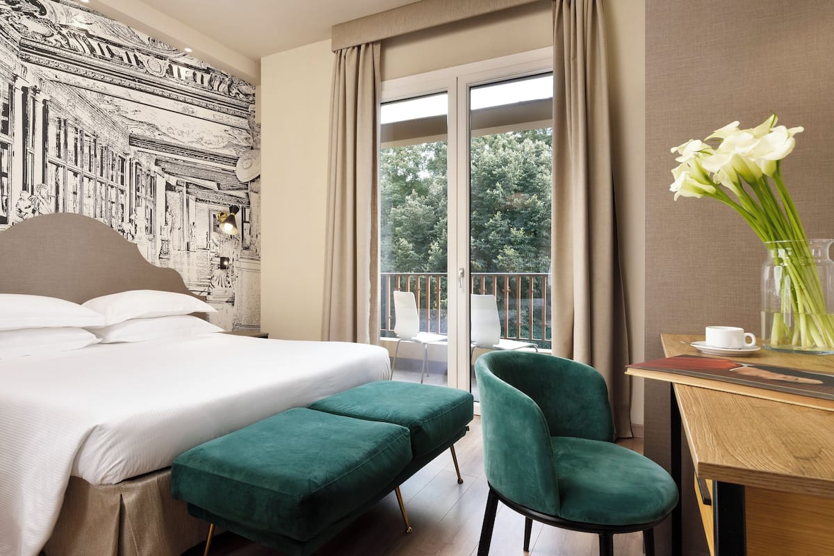 Doppia Superior Executive Vista Parco Del Lungarno e Balcone | 客房景觀