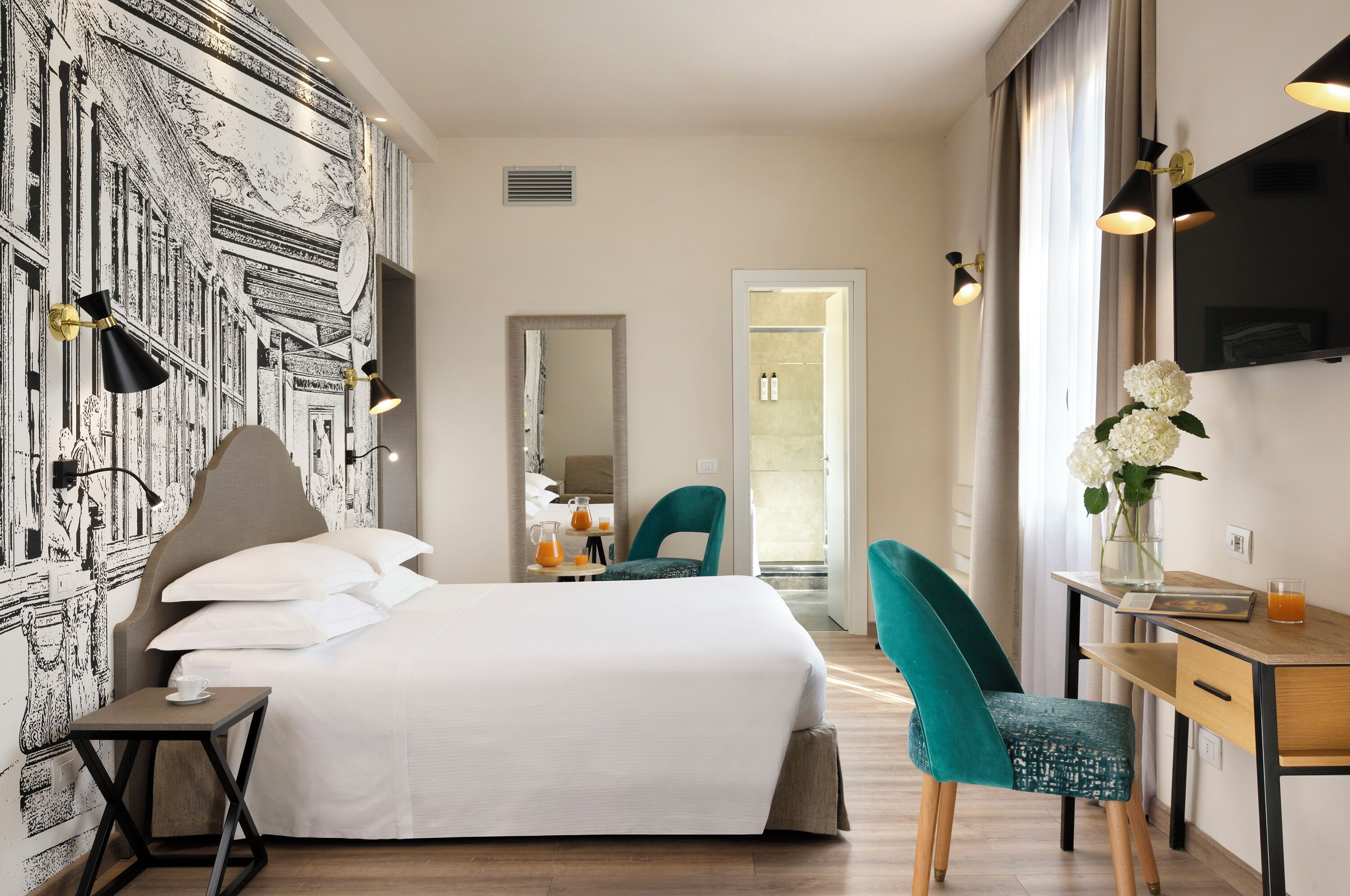 Junior Suite with Terrace | Premium bedding, down duvets, minibar, in-room safe