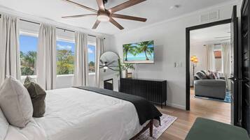 4 bedrooms, iron/ironing board, free WiFi, bed sheets