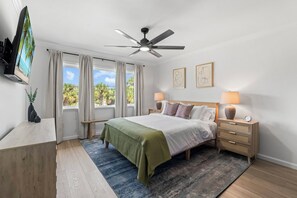 4 soverom, strykejern/-brett, wi-fi (inkludert) og sengetøy