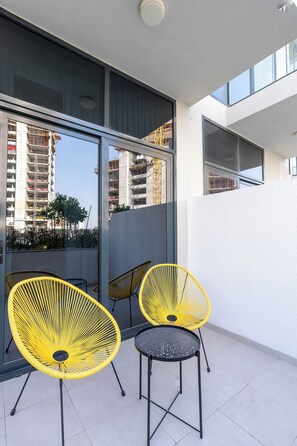 Estudio Deluxe, balcón | Balcón