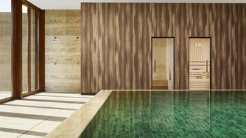Indoor pool, seasonal outdoor pool
