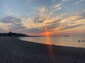 On the beach