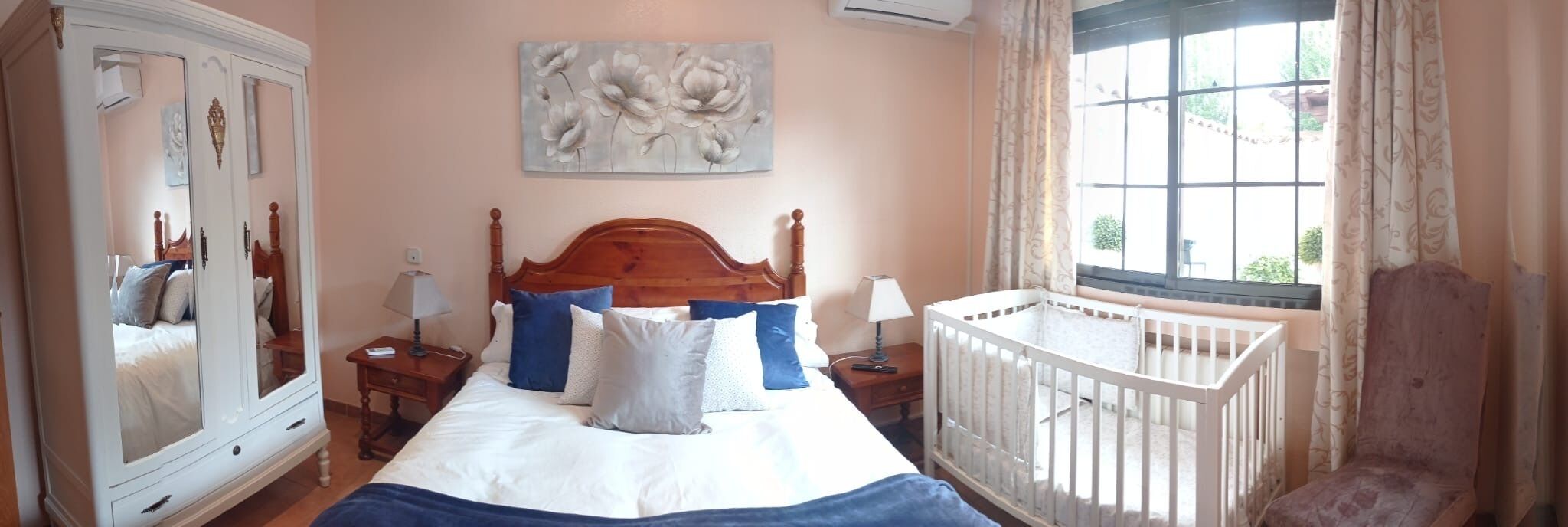 5 bedrooms, iron/ironing board, travel crib, free WiFi